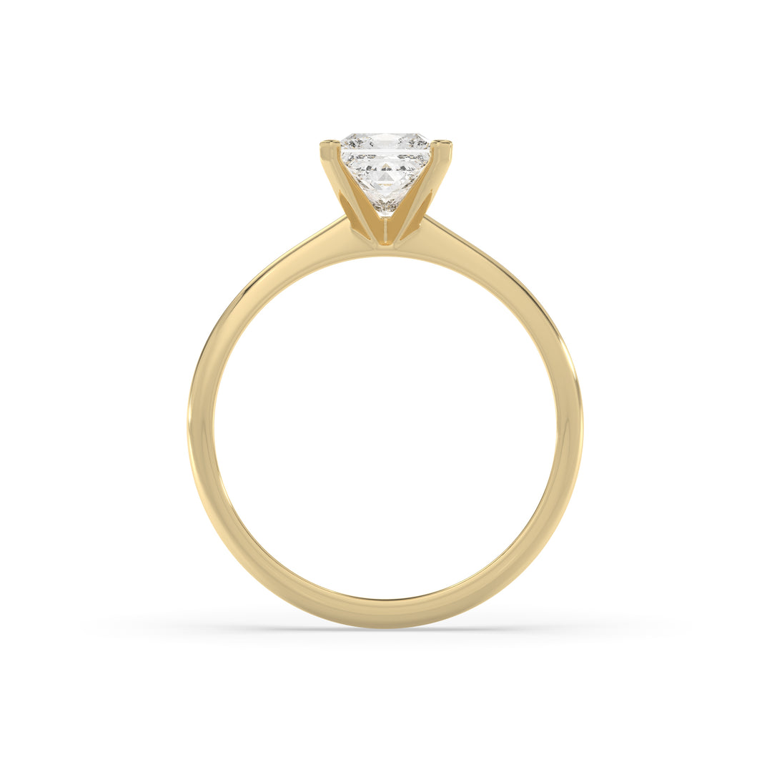 Princess Solitaire Ring