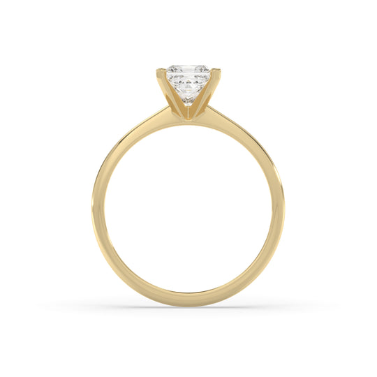 Princess Solitaire Ring