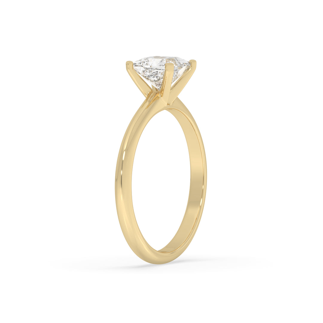 Princess Solitaire Ring