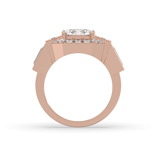 Emerald Engagement Ring