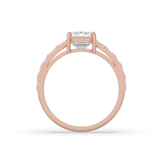 Emerald Cut Engagement Ring