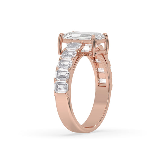 Emerald Cut Engagement Ring