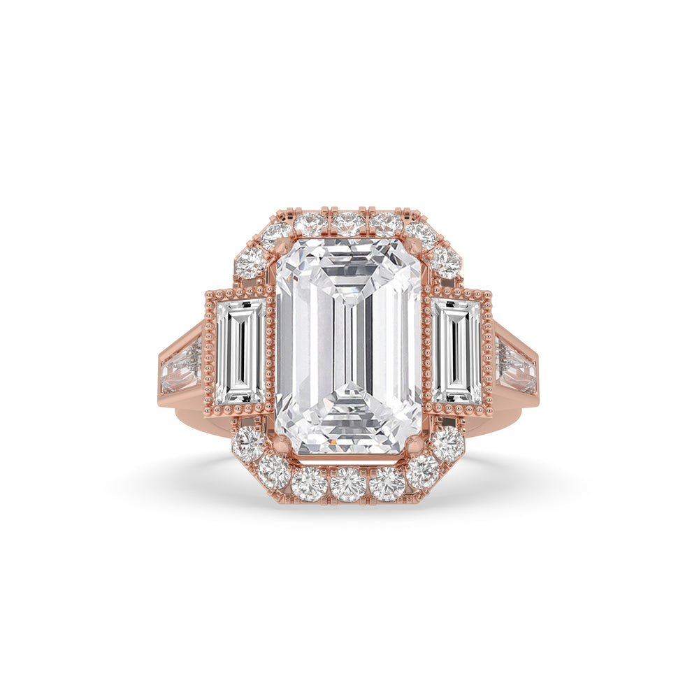 Emerald Engagement Ring