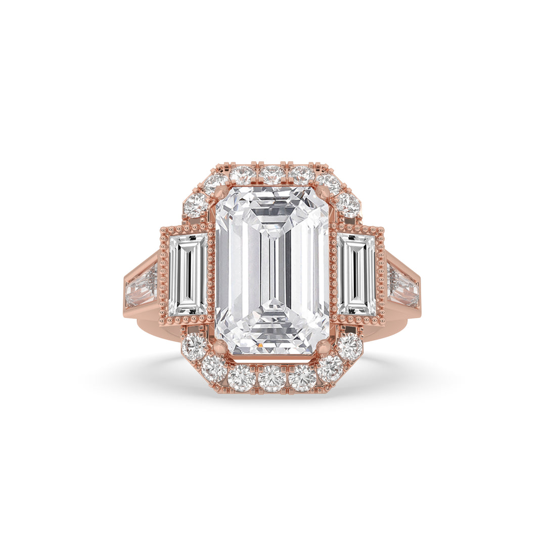Emerald Engagement Ring