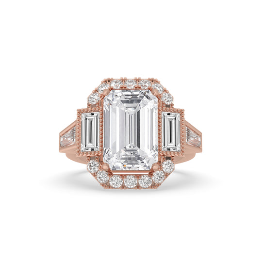 Emerald Engagement Ring