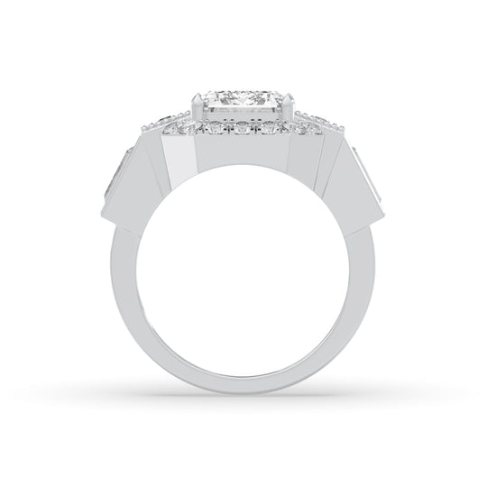 Emerald Engagement Ring