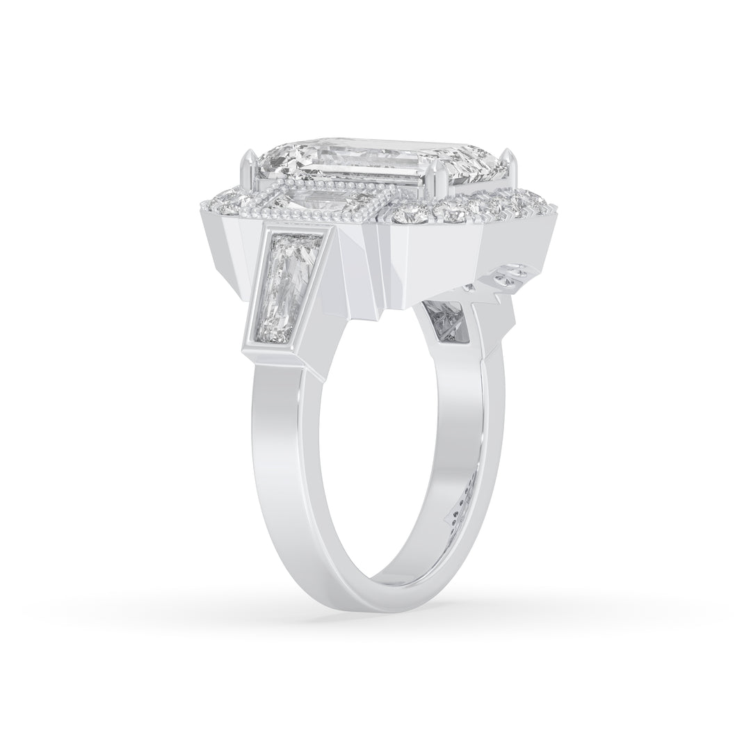 Emerald Engagement Ring