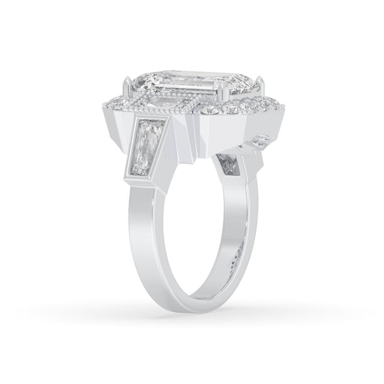 Emerald Engagement Ring