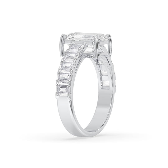 Emerald Cut Engagement Ring