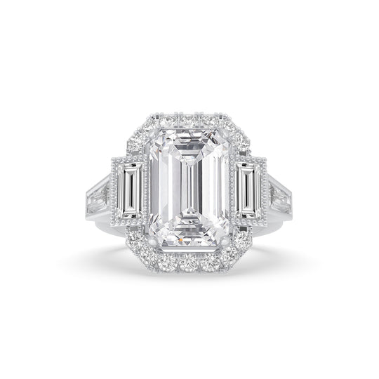 Emerald Engagement Ring
