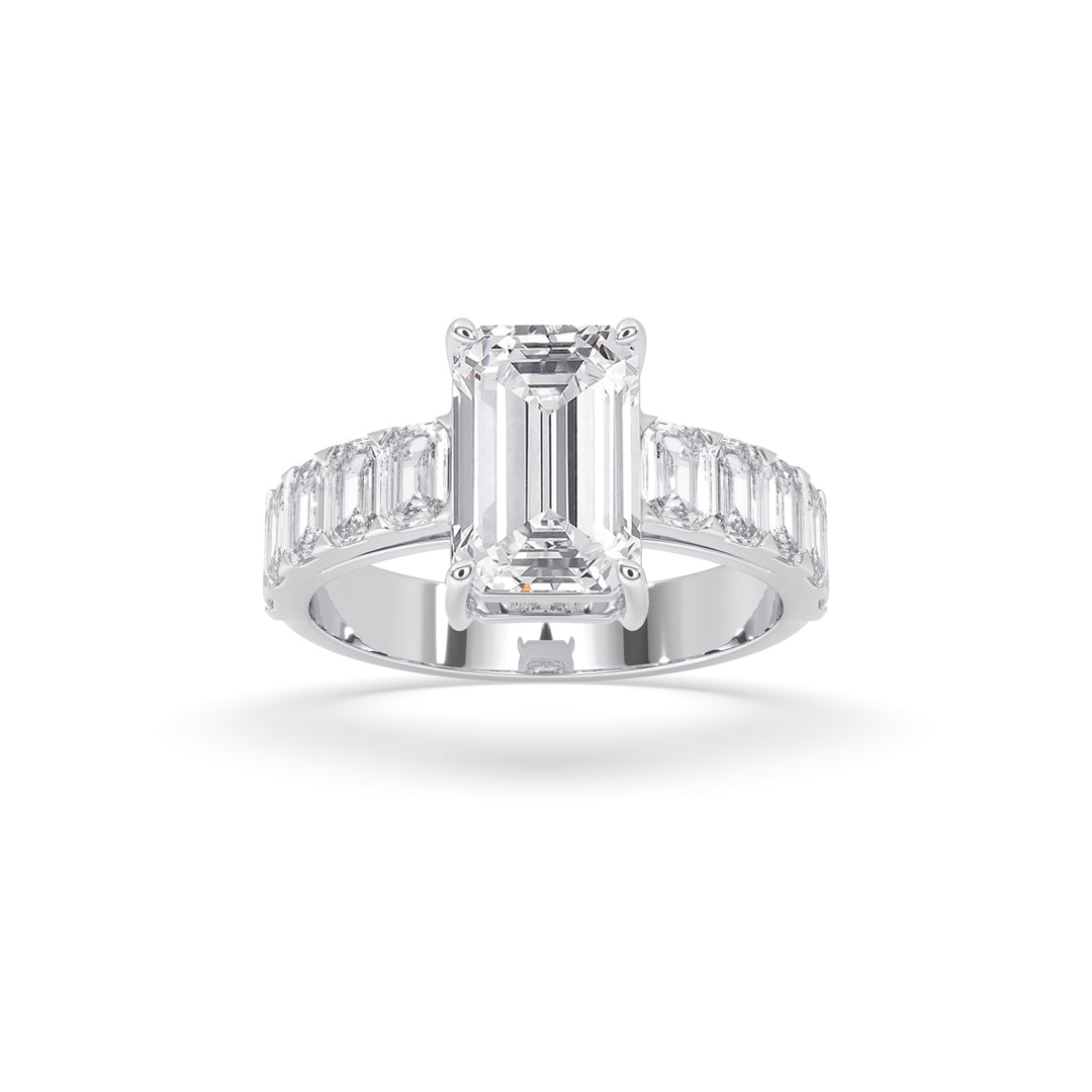 Emerald Cut Engagement Ring