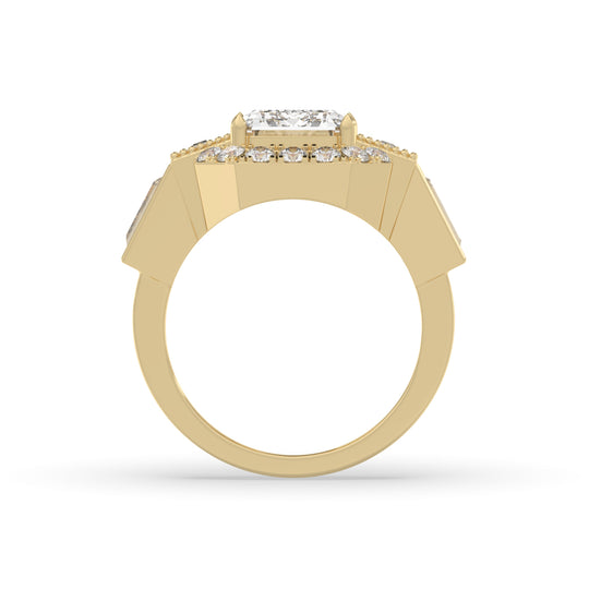 Emerald Engagement Ring