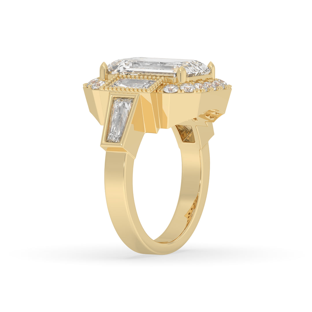 Emerald Engagement Ring