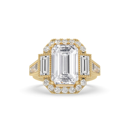 Emerald Engagement Ring