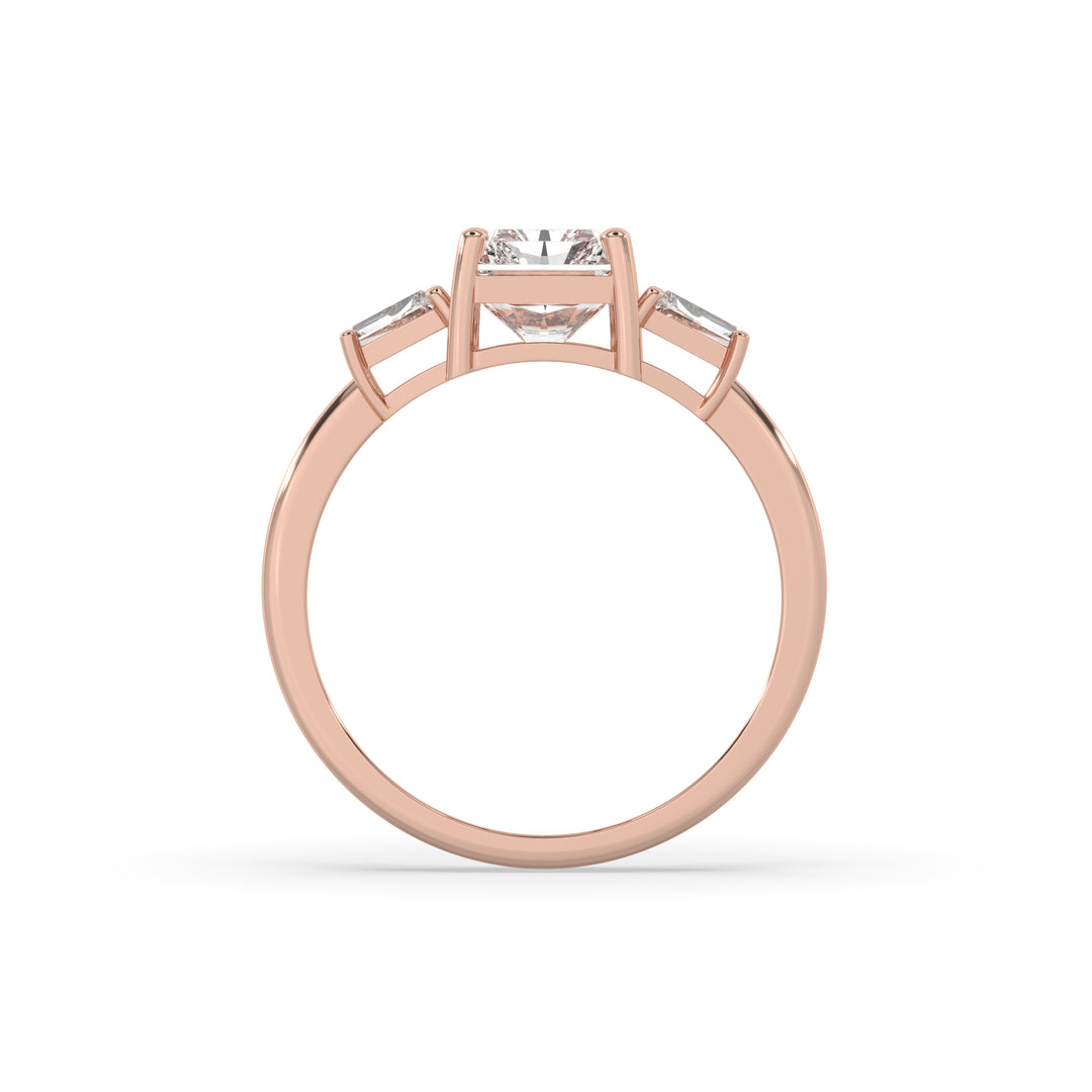 Radiant Ring Side Stones