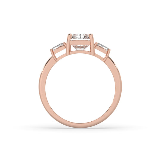 Radiant Ring Side Stones