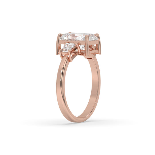 Radiant Ring Side Stones