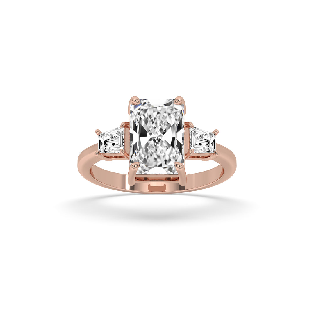 Radiant Ring Side Stones