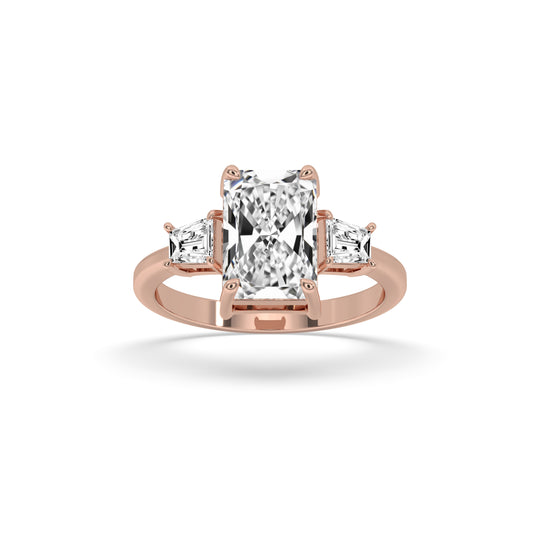 Radiant Ring Side Stones