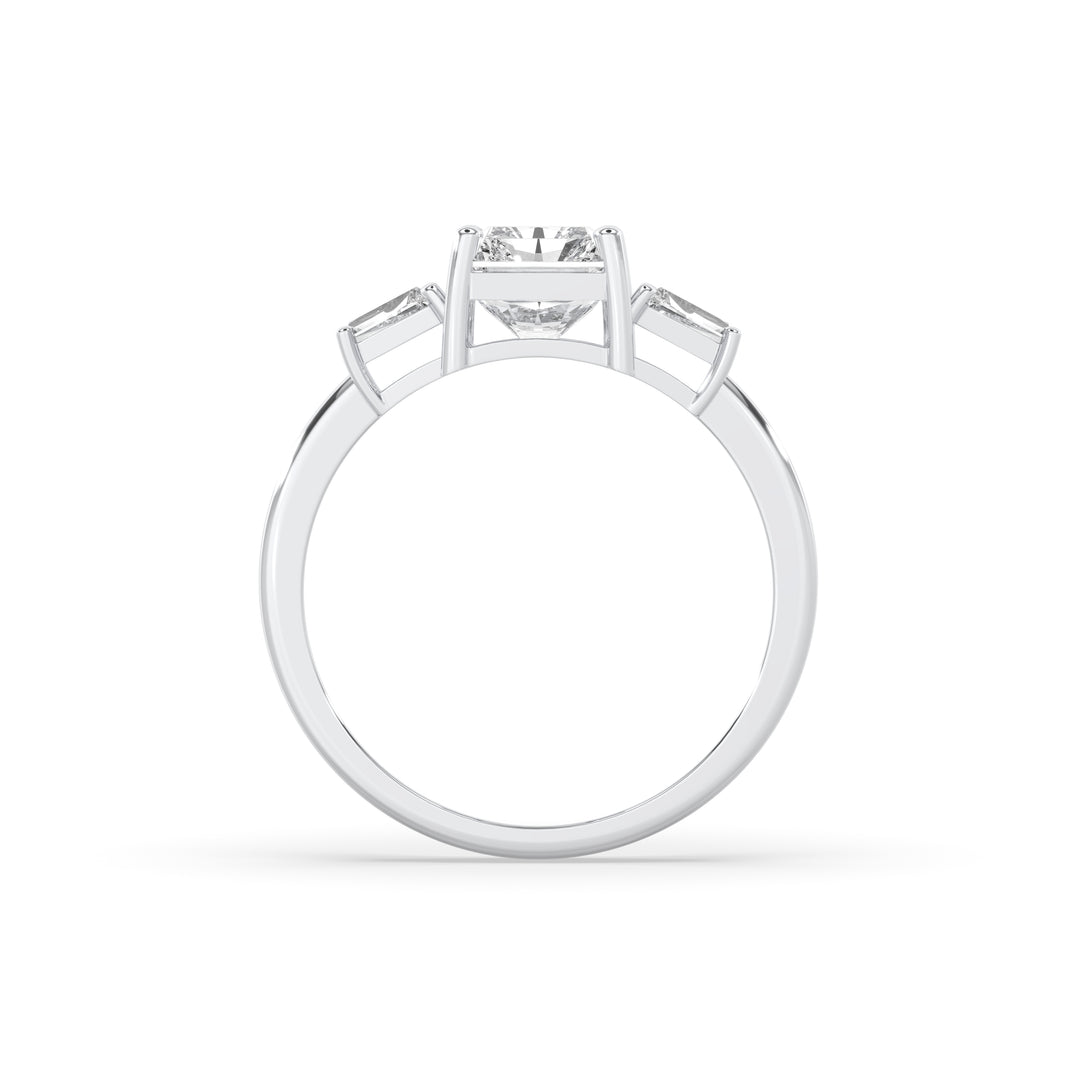 Radiant Ring Side Stones