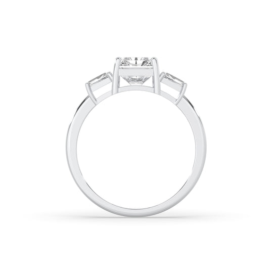 Radiant Ring Side Stones