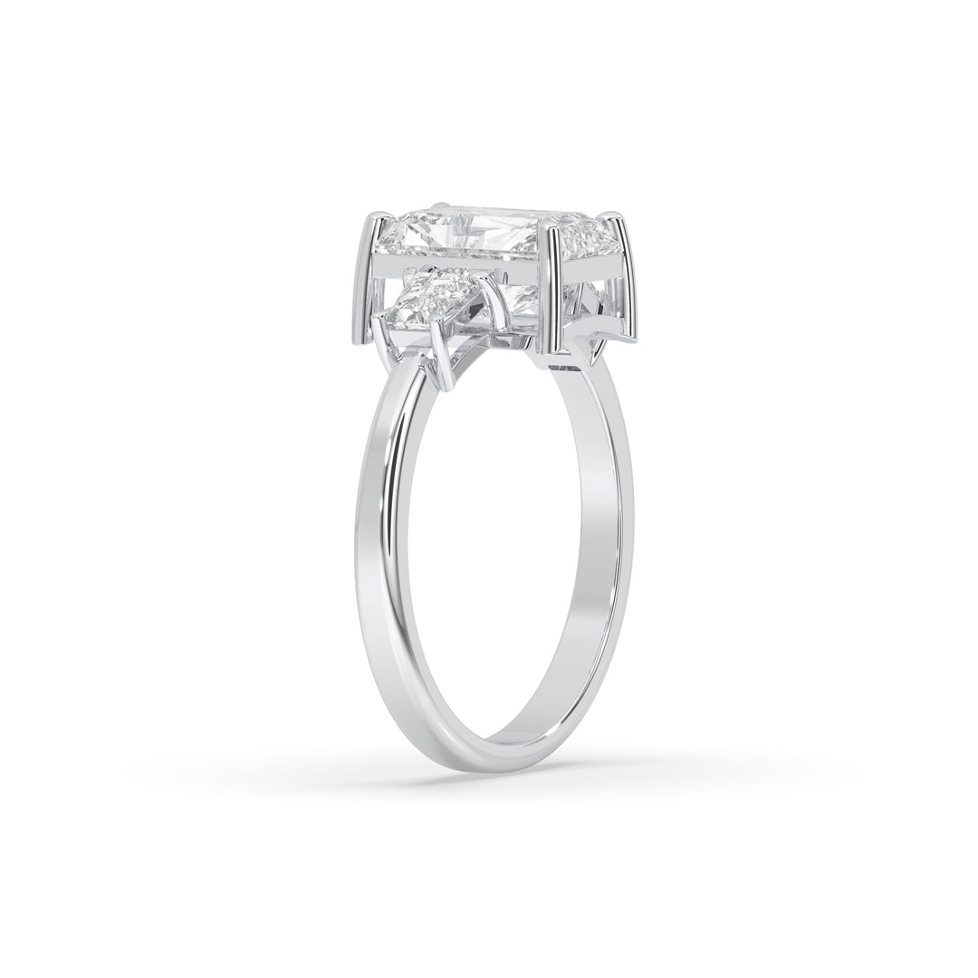 Radiant Ring Side Stones