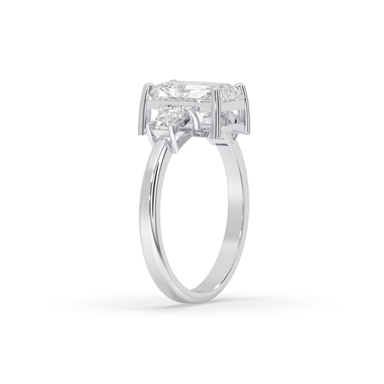 Radiant Ring Side Stones