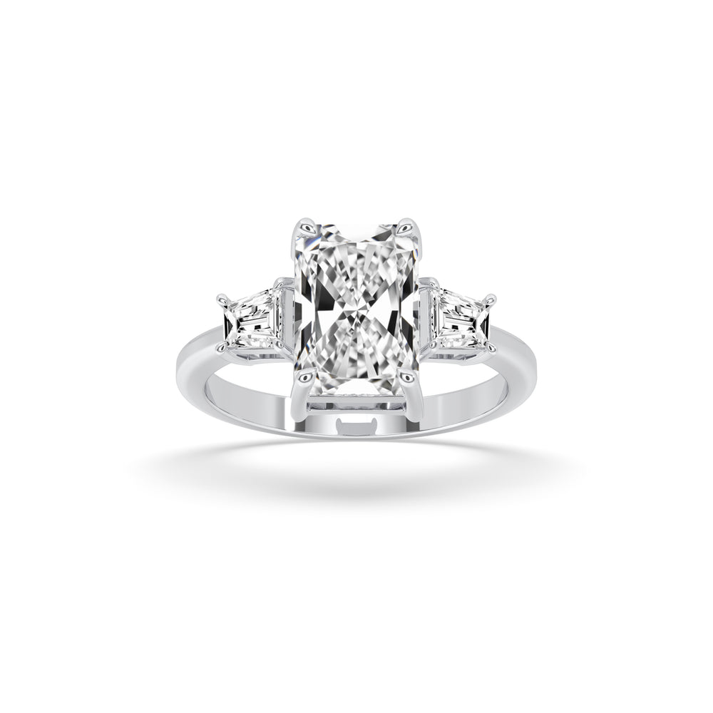 Radiant Ring Side Stones