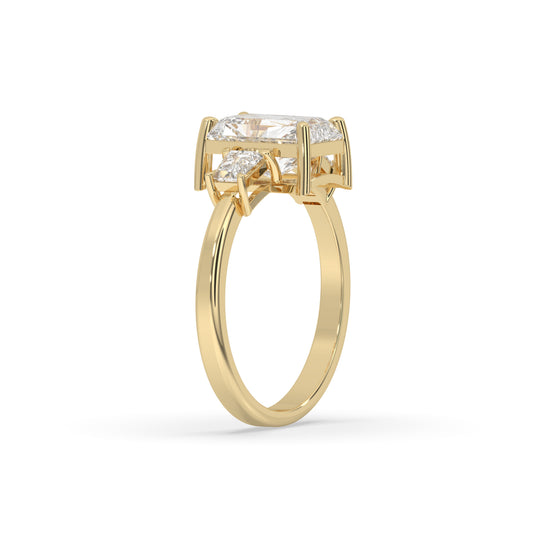 Radiant Ring Side Stones
