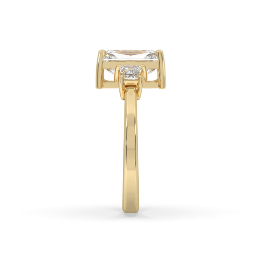 Radiant Ring Side Stones