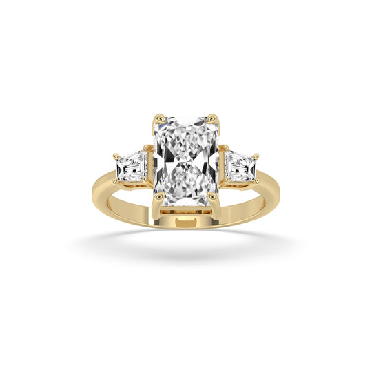 Radiant Ring Side Stones
