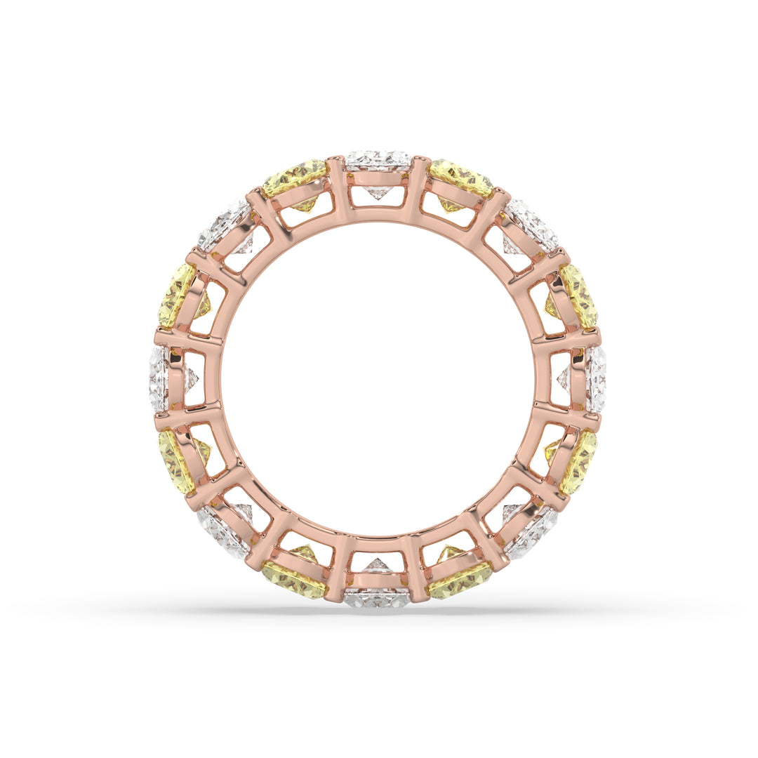 Oval Alternative Wedding Band