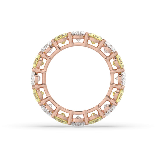 Oval Alternative Wedding Band