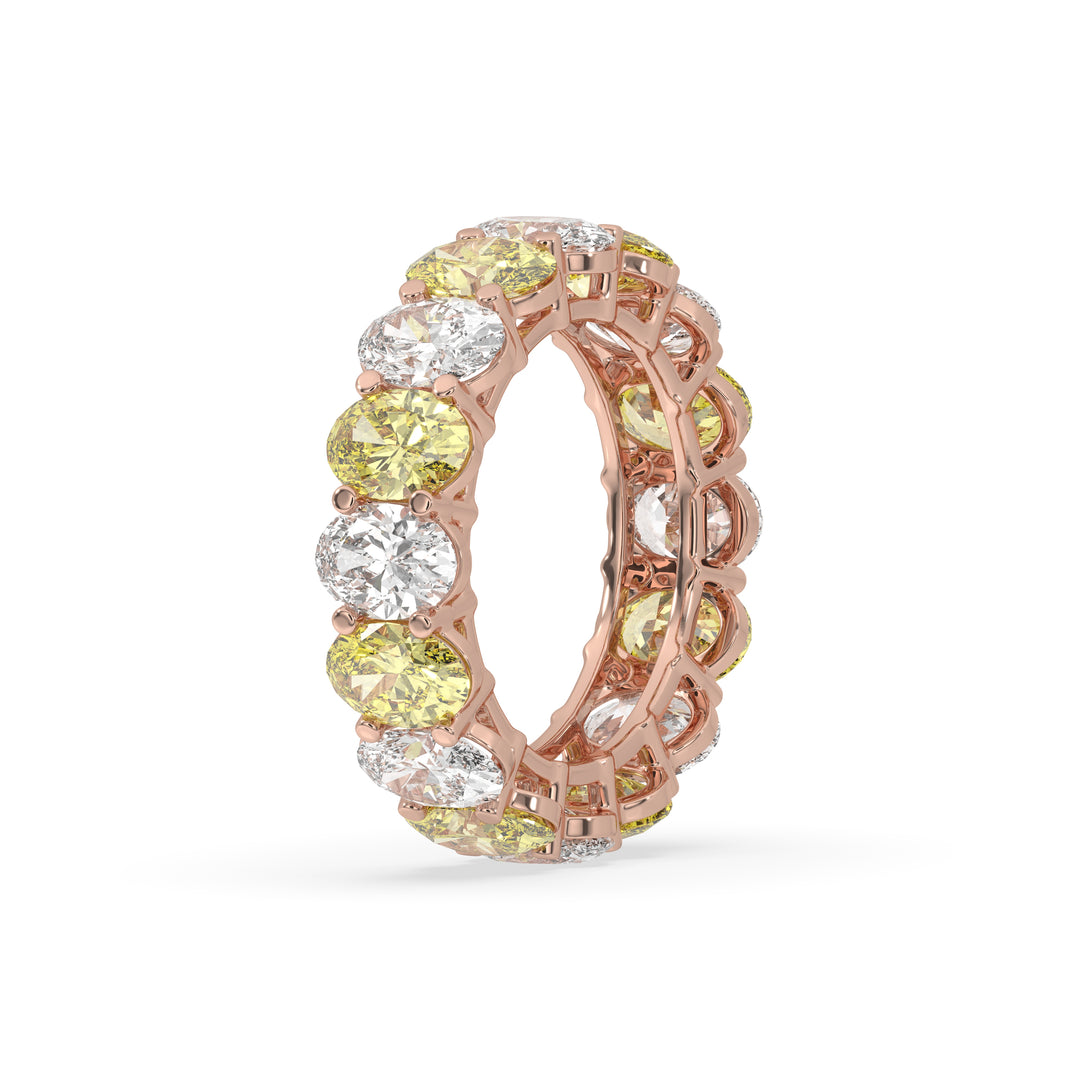 Oval Alternative Wedding Band