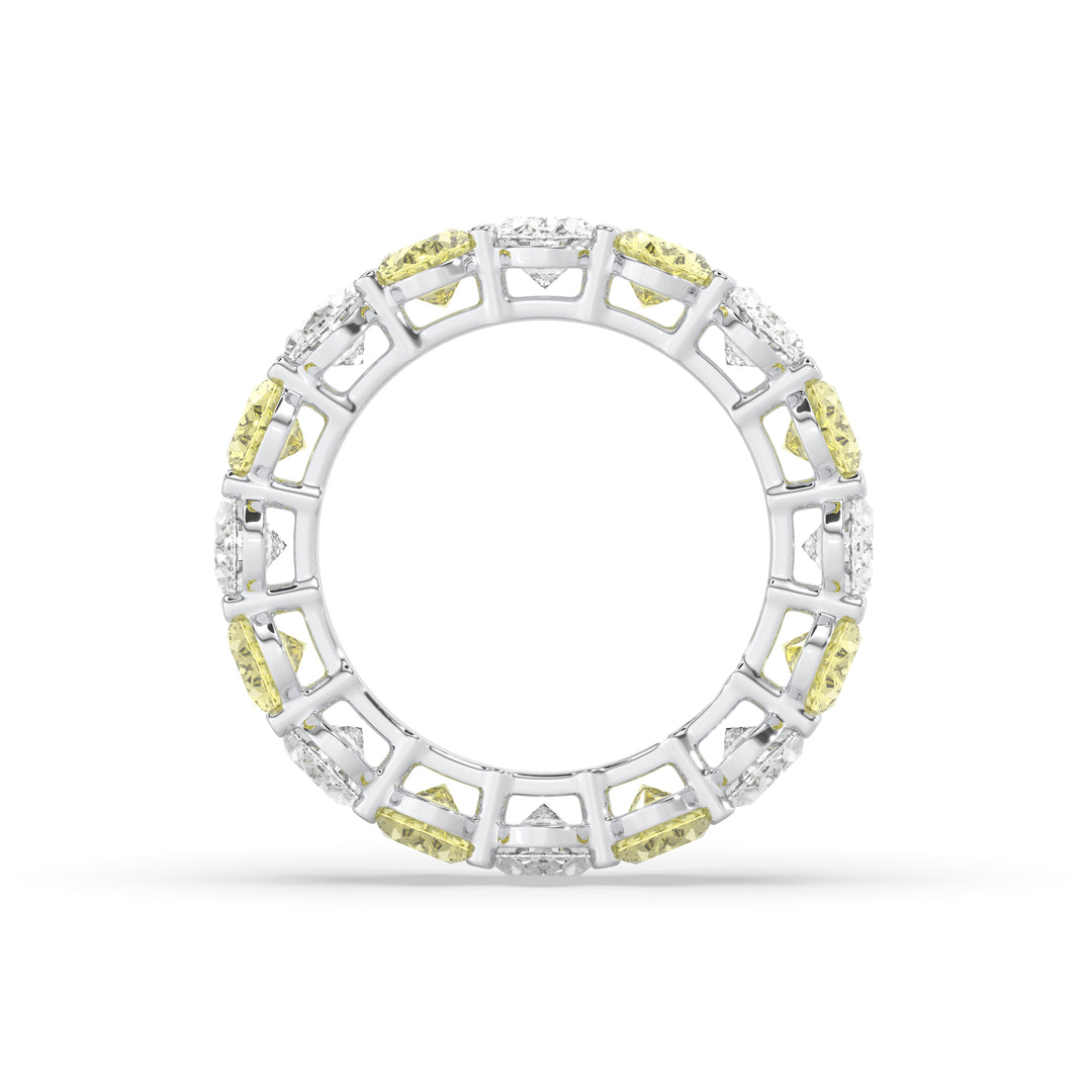 Oval Alternative Wedding Band