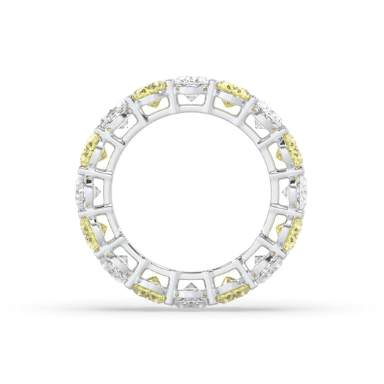Oval Alternative Wedding Band