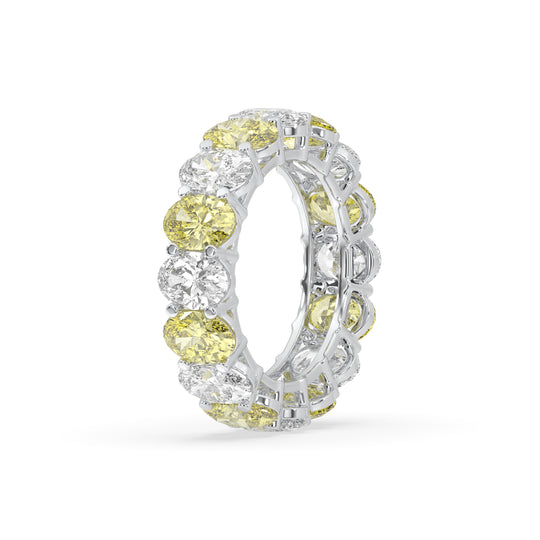 Oval Alternative Wedding Band