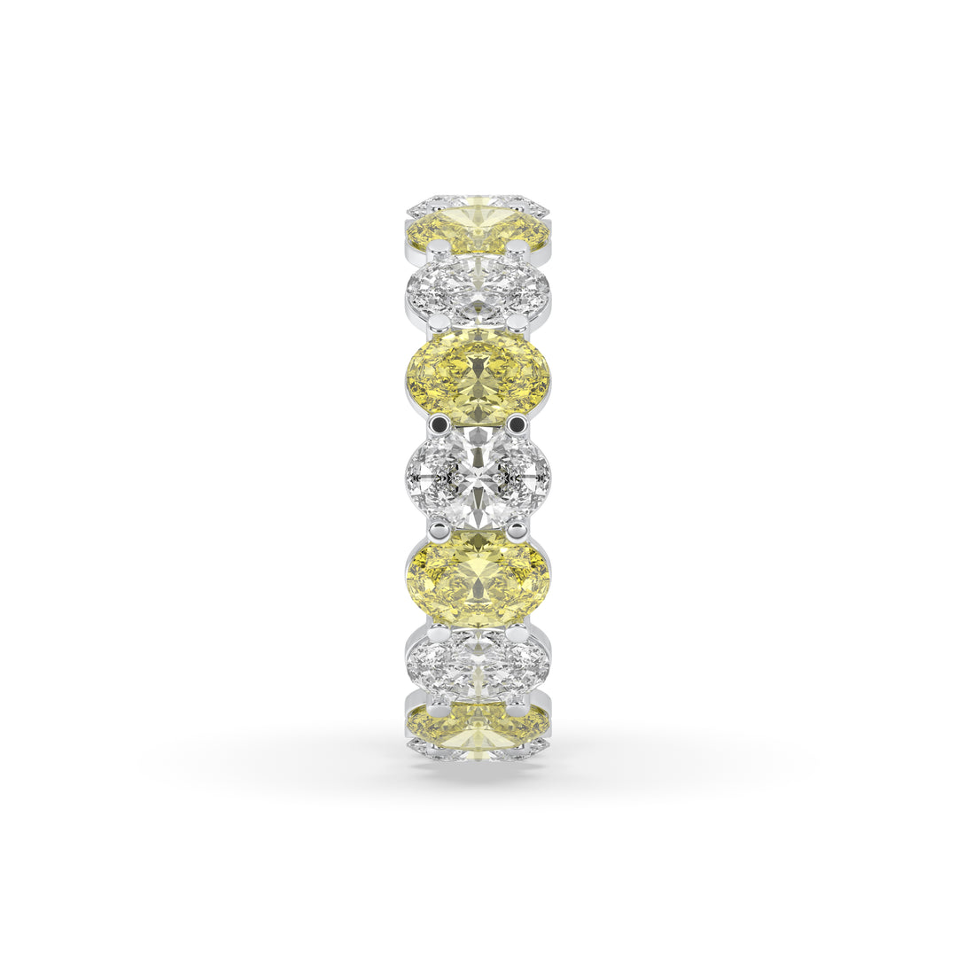 Oval Alternative Wedding Band