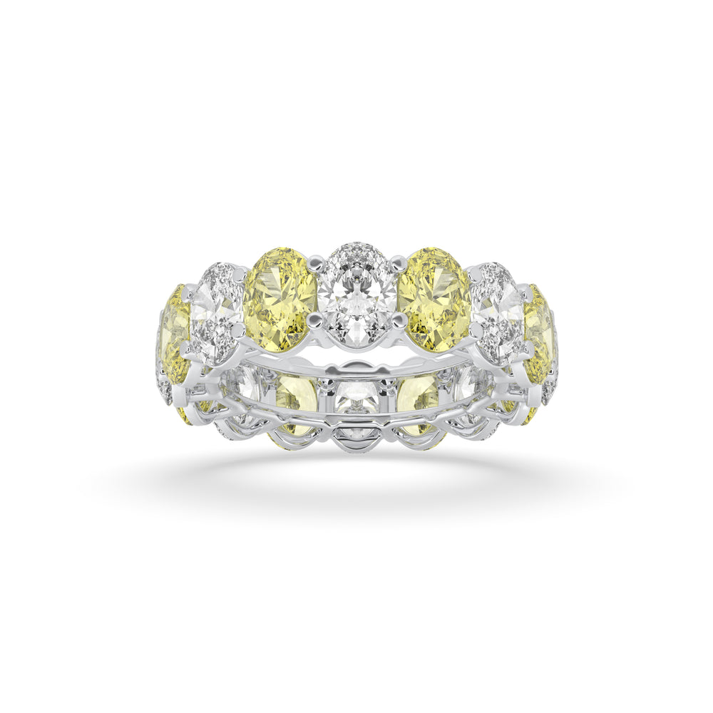 Oval Alternative Wedding Band