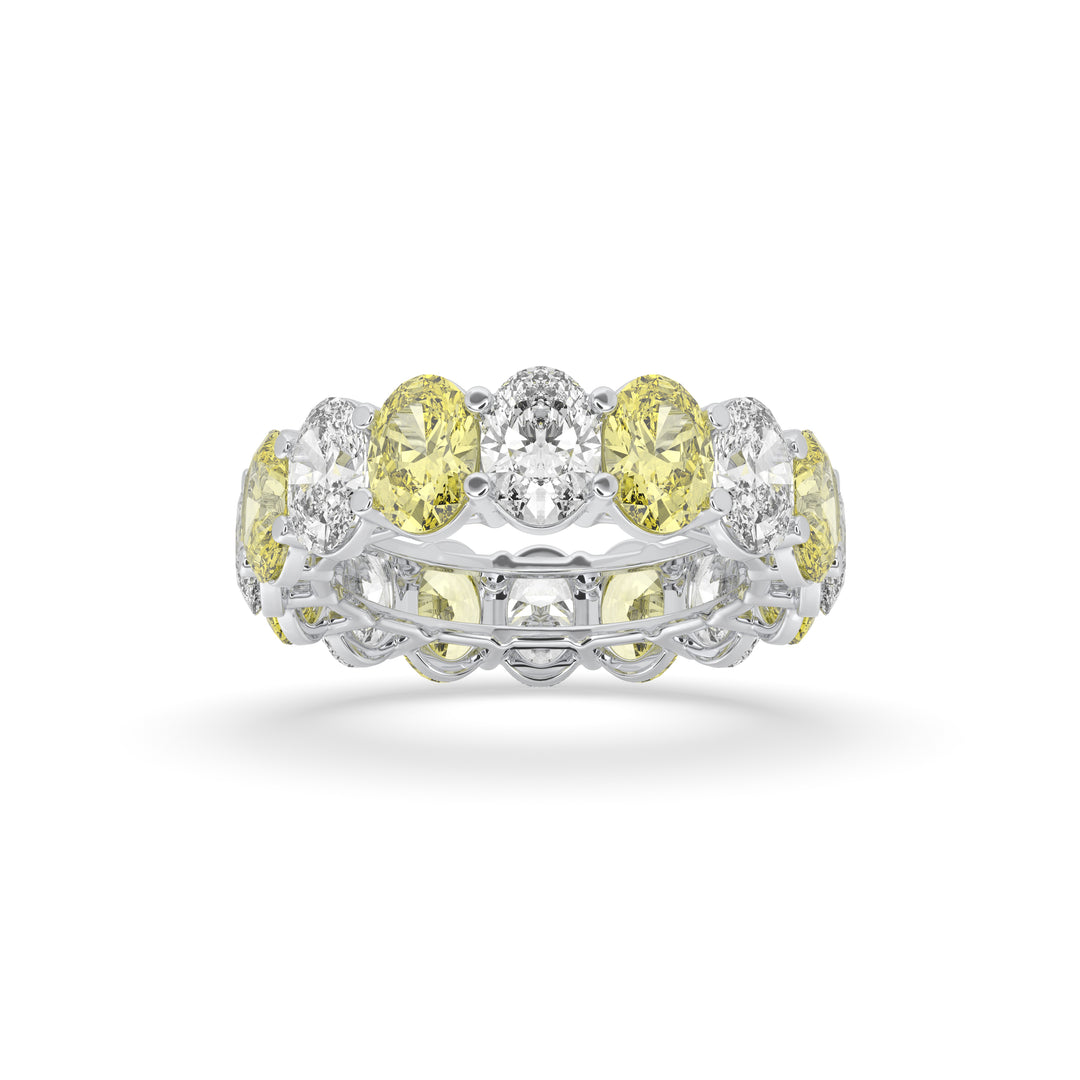 Oval Alternative Wedding Band