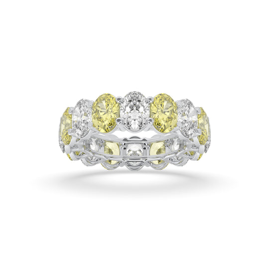 Oval Alternative Wedding Band