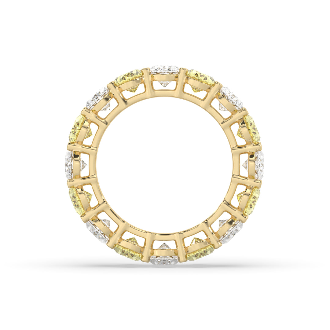 Oval Alternative Wedding Band