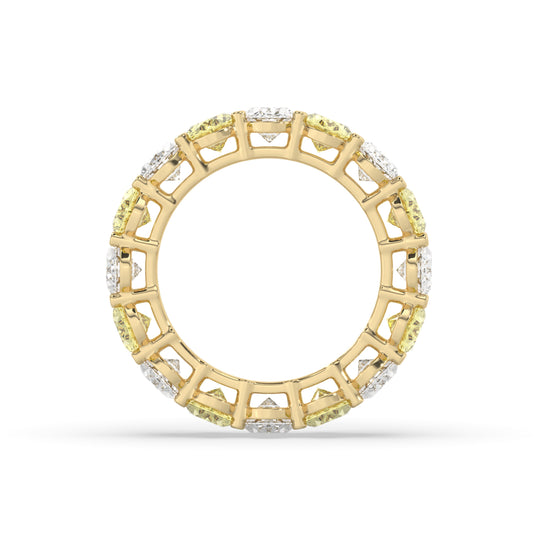 Oval Alternative Wedding Band