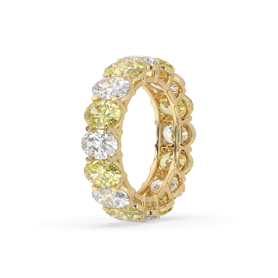 Oval Alternative Wedding Band
