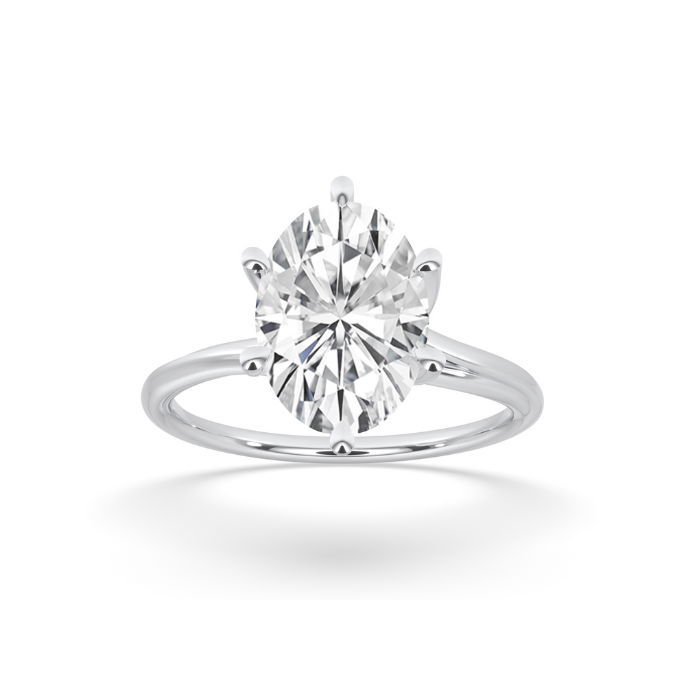 Oval Solitaire Engagement Ring