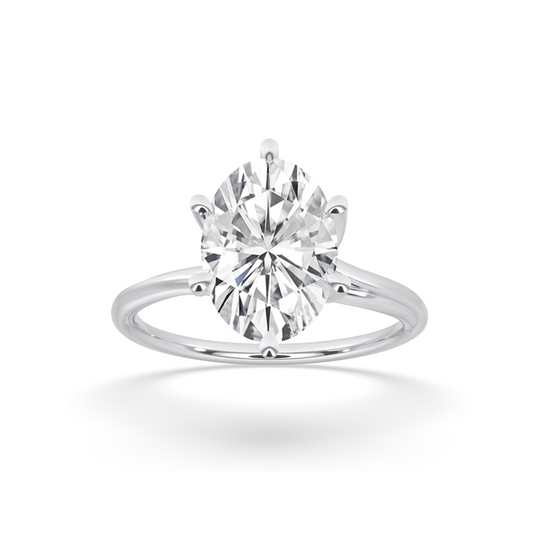 Oval Solitaire Engagement Ring