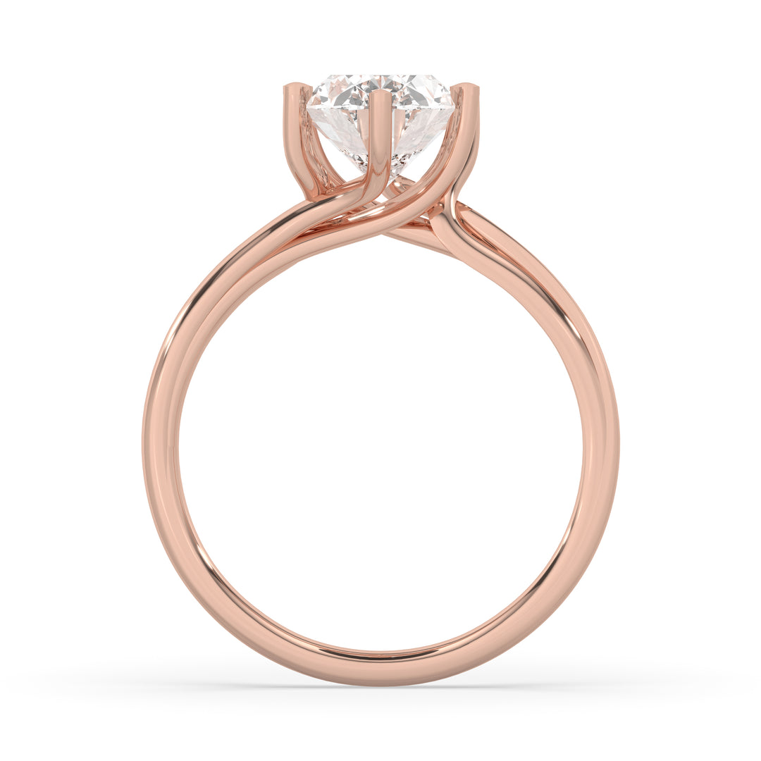 Oval Solitaire Engagement Ring