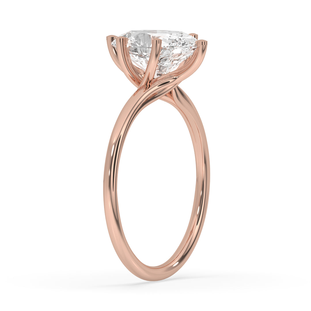 Oval Solitaire Engagement Ring
