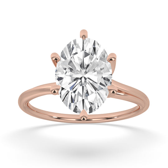 Oval Solitaire Engagement Ring
