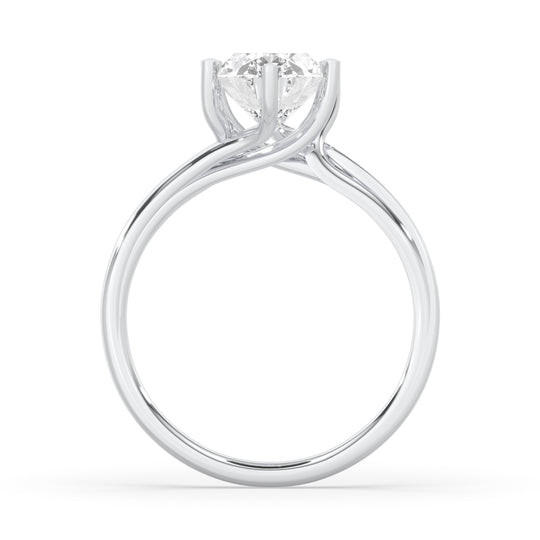 Oval Solitaire Engagement Ring
